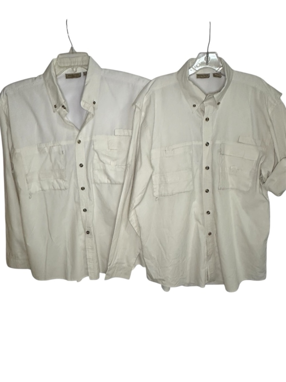 Rugged Earth Fishing Shirt Bundle Of Two M Vented Utility Safari Outdoor